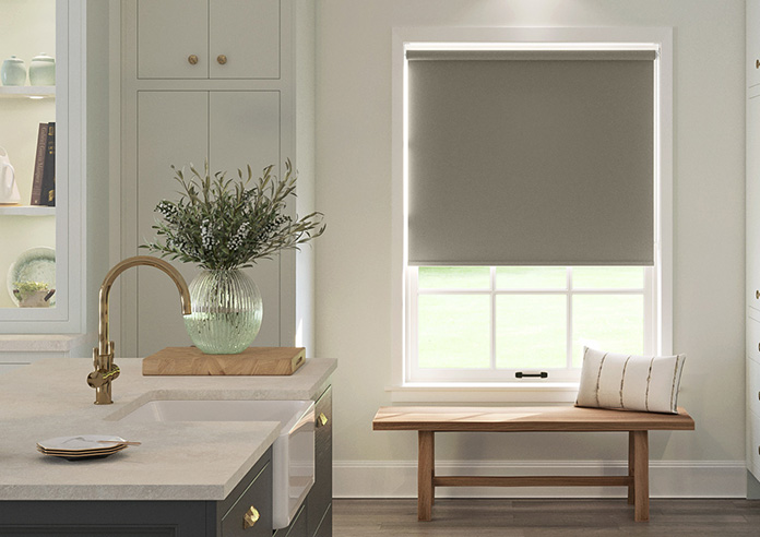 Trinity (FR Blackout), Ursine - Twist&Fit Roller Blind - Image 3